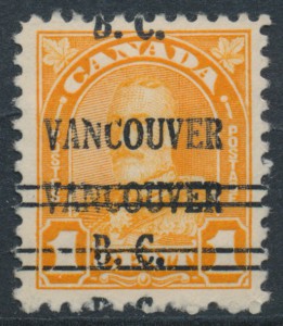 Canada #2-162d Vancouver precancel