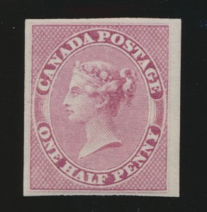 Canada #8 1857 ½d rose Queen Victoria