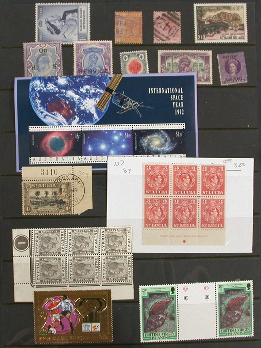 Sold at Auction: 4 x stamp albums containing Australian and World