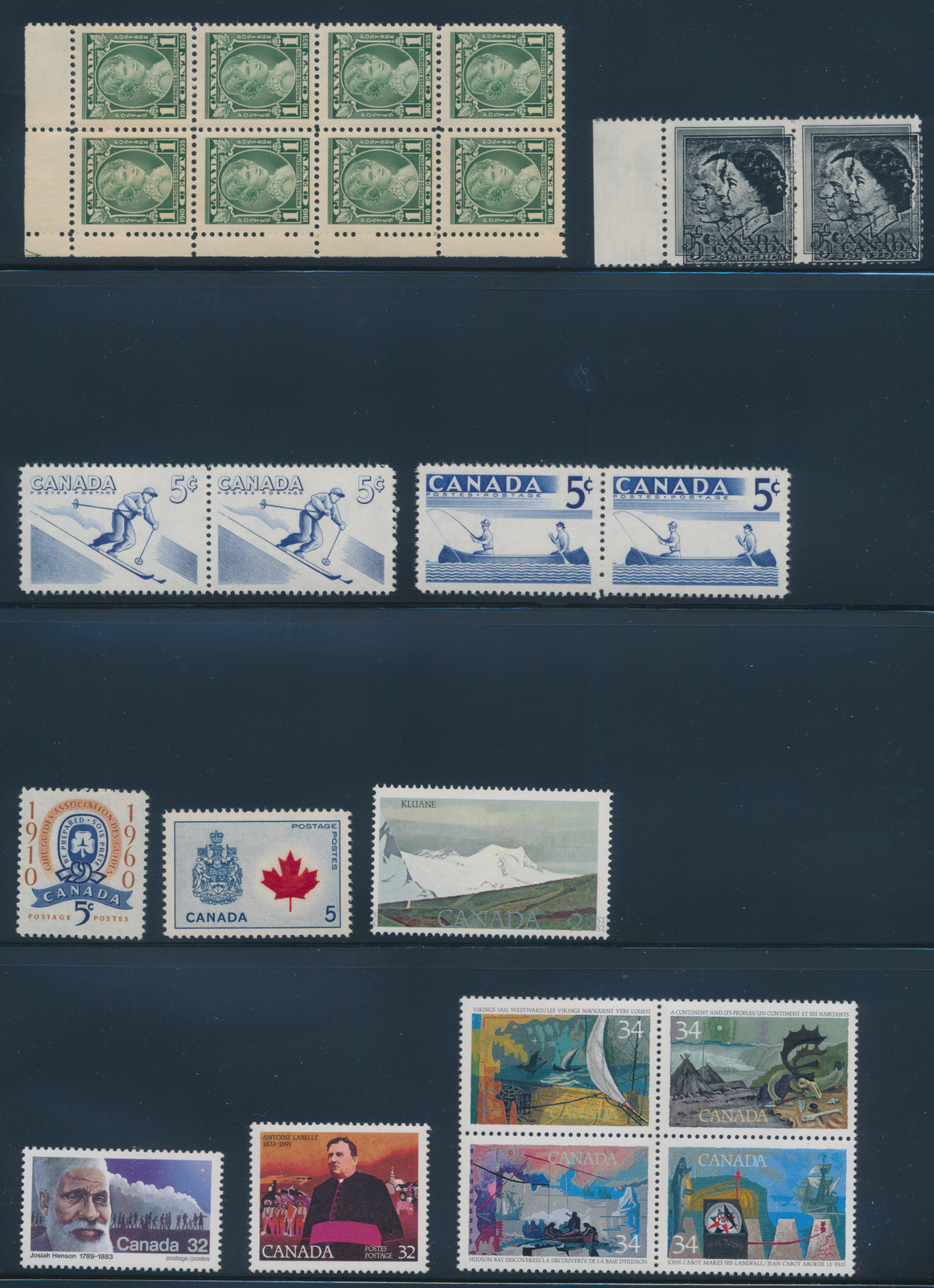 CANADA Postage Stamps, 1974 Year Set collection, 34 different Mint NH, See  scans