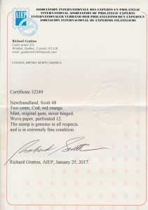 2017 Richard Gratton AIEP certificate