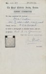 1956 Royal Philatelic Society certificate