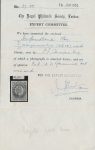 1952 Royal Philatelic Society (London) certificate