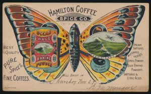 Lot 484, Canada 1894 illustrated colour post card, Hamilton to Hagersville