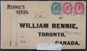 Lot 692, Group of 130 covers and cards from Norfolk County, Ontario, sold for C$936