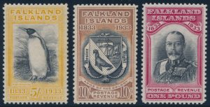 Lot 604, Falkland Islands 1933 KGV Pictorials set, mint and fresh