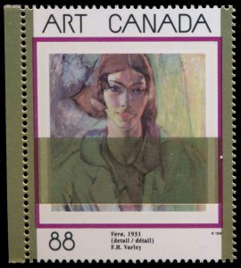 Lot 587, Canada 1994 88c Masterpieces of Canadian Art with gold colour shift, VF NH single