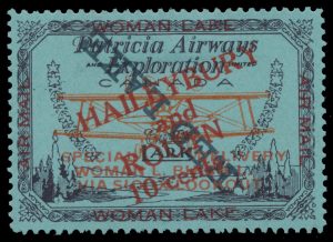 Lot 659, Canada 1927 Patricia Airways "style two," VF hinged