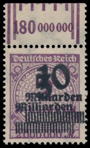 Lot 1026, German Occupation excharge surcharge error, VF NH