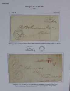 Lot 727, Collection of sixteen folded letters and covers from Prince Edward County, 1839 to 1879, sold for C$2,106