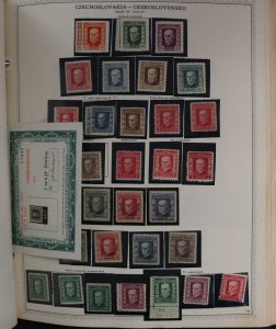 Lot 1027, Extensive mostly Mint Czechoslovakia Collection, 1918-1987, sold for C$3,744