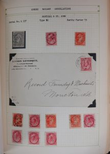 Lot 428, Canada old-time collection of Railway Post Office Cancels in three binders, sold for C$5,148