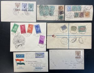 Lot 634, Group of roughly 225 India covers and cards, 1890s-1950s, sold for C$4,446