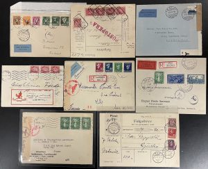 Lot 654, Group of Roughly 625 Norway Covers and Cards, 1880s-1970s, sold for C$1,638