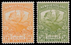 Lot 331, Newfoundlaand 1919 Trail of the Caribou set, sold for C$936