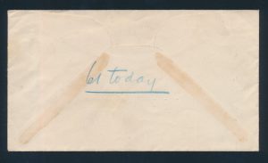 Lot 587, Newfoundland 1945 4c Postage Due on shortpaid cover, St. John's sold for C$1,170