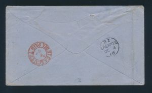 Lot 675, India 1866 8a mauve and 6a purple Fiscal overprinted 