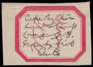 Lot 432, Nova Scotia 1903-04 twenty five cent red Provisional Law Stamp, VF used