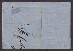 Lot 228, German Empire 1873 folded money letter from Berlin to Pest, Hungary, sold for C$994