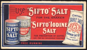 Lot 30, Canada 1925 Sifto Salt full-back advertising cover, Saskatoon to Winnipeg