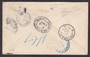 Lot 524, USA 1905 uprated Louisiana Purchase & Pan-American Exposition cover to Germany, sold for C$263
