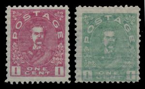 Lot 121, Canada Admiral Issue Experimental Essays