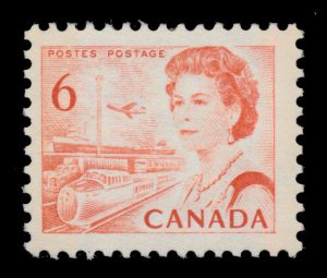 Lot 209, Canada 1969 six cent orange Centennial, W2B, HB, VF NH, sold for C$2,242
